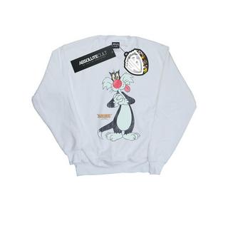 LOONEY TUNES  Sylvester Distressed Sweatshirt 