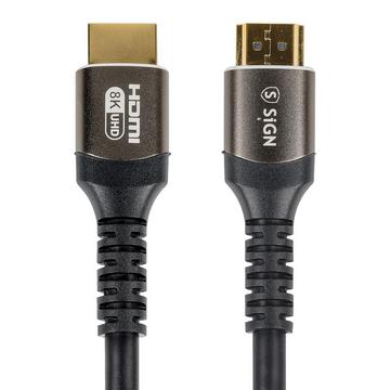 Premium HDMI 2.1 Kabel 8K, 2 m – Schwarz