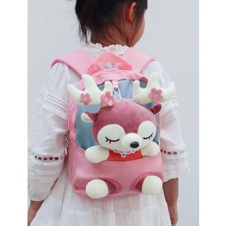 Only-bags.store  Sac à dos pour petits enfants, sac à dos de poupée en peluche détachable pour la maternelle 