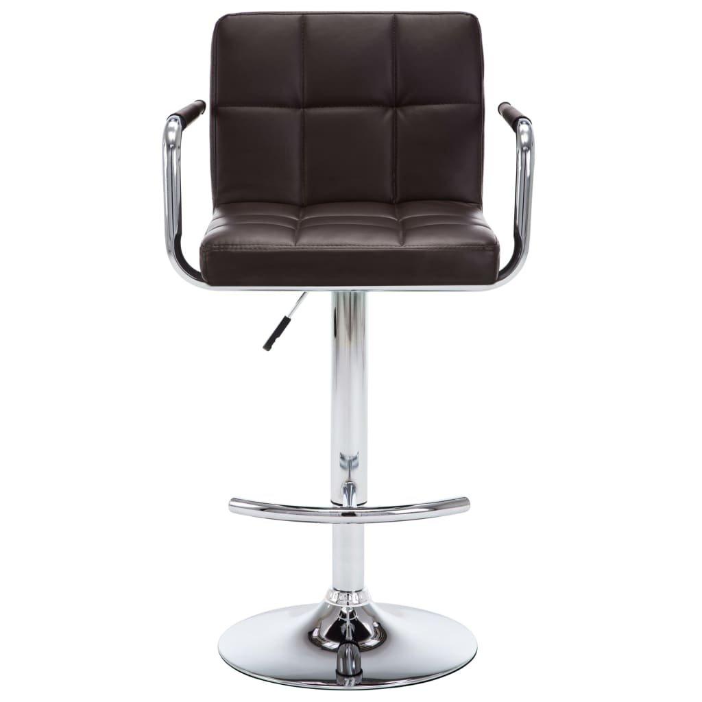 VidaXL Tabouret de bar cuir artificiel  