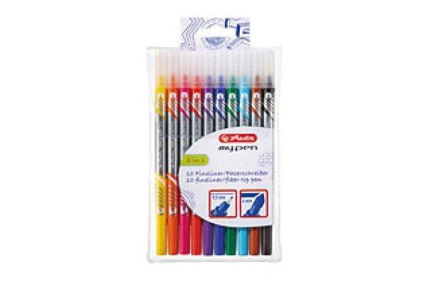 Image of HERLITZ Fineliner/Fasermaler my.pen 11367232 10 farben ass. HERLITZ Fineliner/Fasermaler my.pen 11367232 10 farben ass.