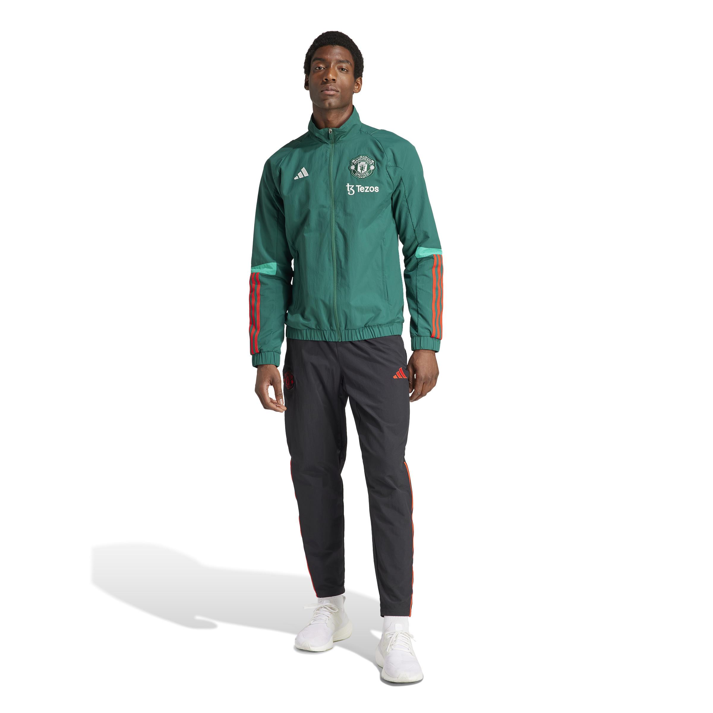 adidas  prematch joggingjacke manchester united 2023/24 