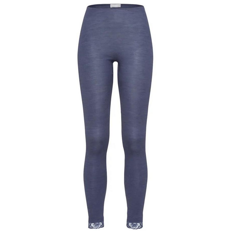 HANRO Leggings en laine et dentelle  