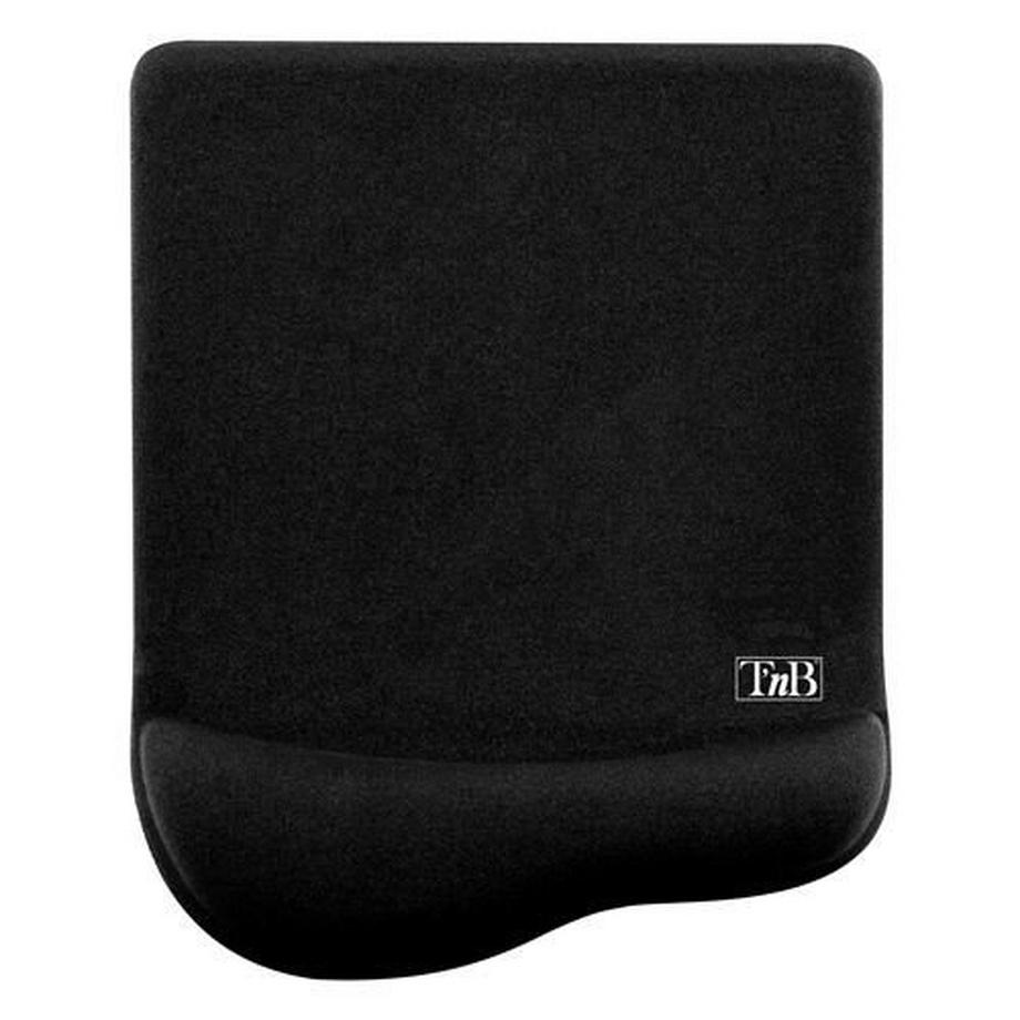 T'n'b Ergo Design Antimikrobielles Mauspad mit Gel-Handballenauflage Schwarz
