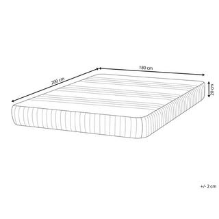 Beliani Matelas en mousse de latex en Mousse de polyuréthane FANTASY  