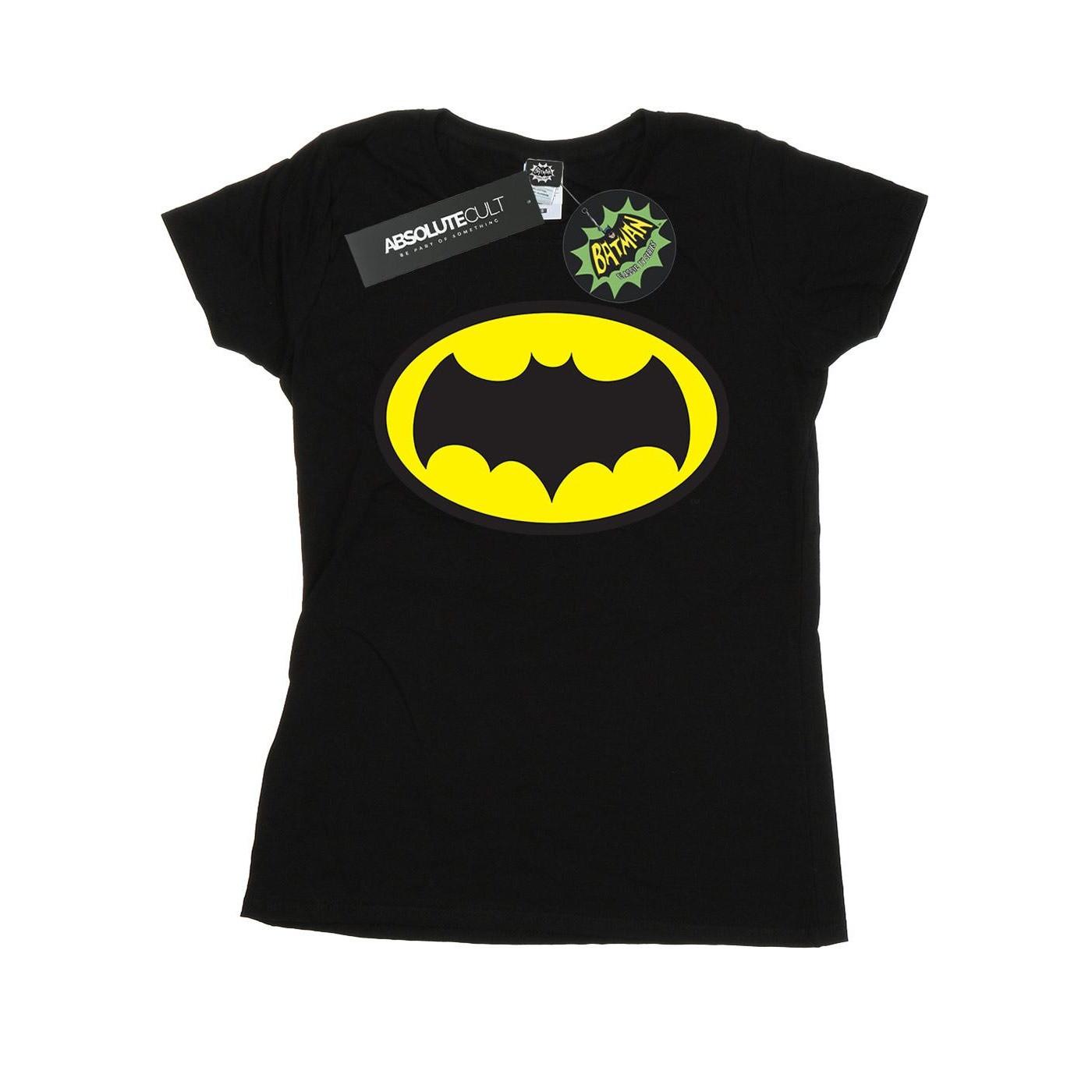 Image of Batman Tv Series Logo Tshirt Damen Schwarz XXL