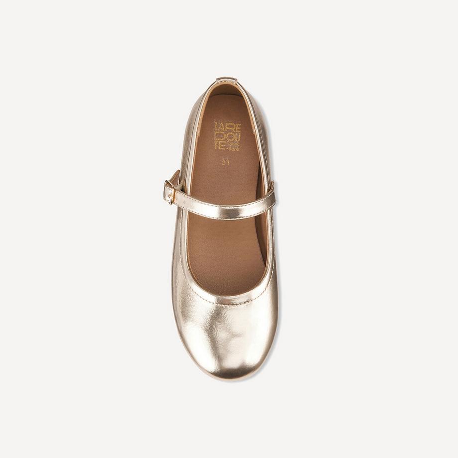 La Redoute Collections Ballerines dorées à bride Ballerines dorées à bride 