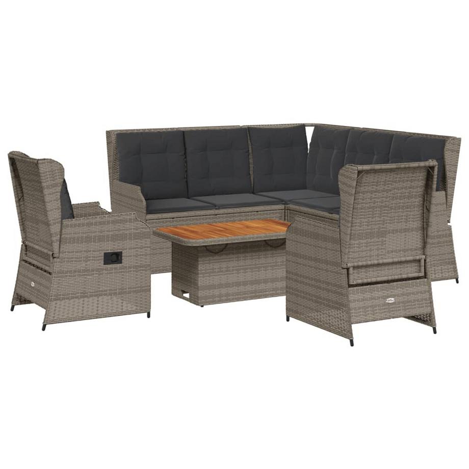 set salotti da giardino Polirattan