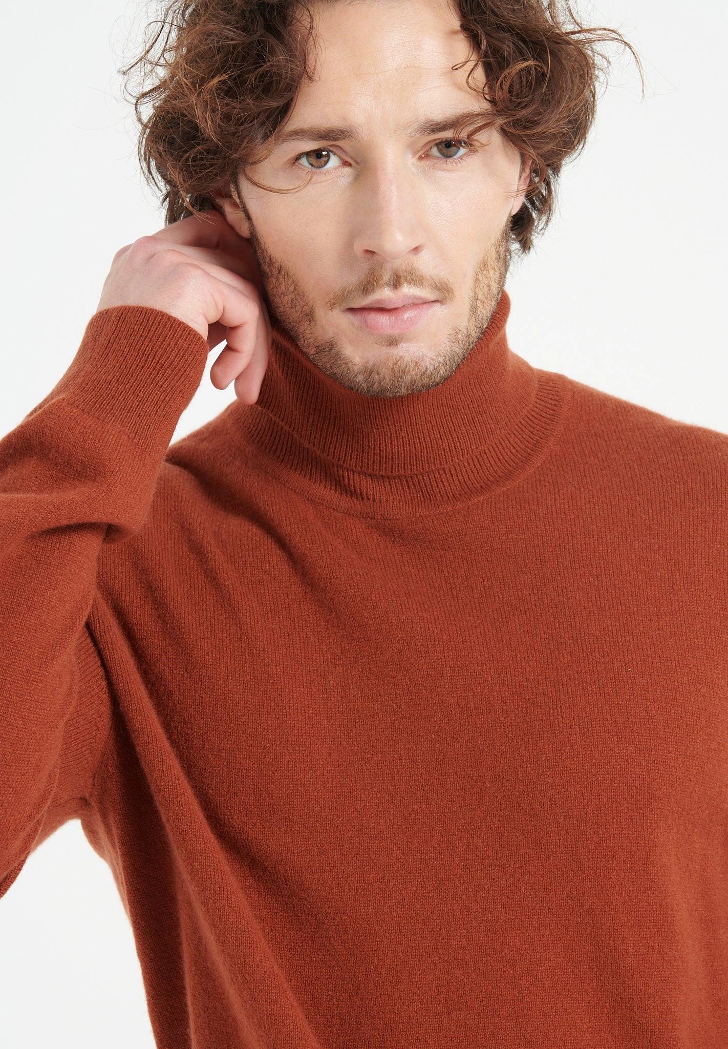 Studio Cashmere8  LUKE 3 Pull col roulé - 100% cachemire 