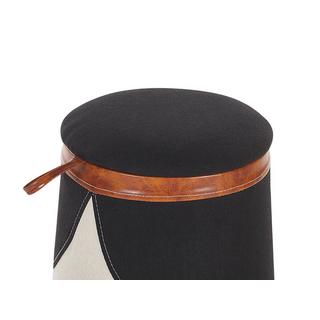 Beliani Pouf de rangement pour enfants en Lin synthétique Moderne APACHE  