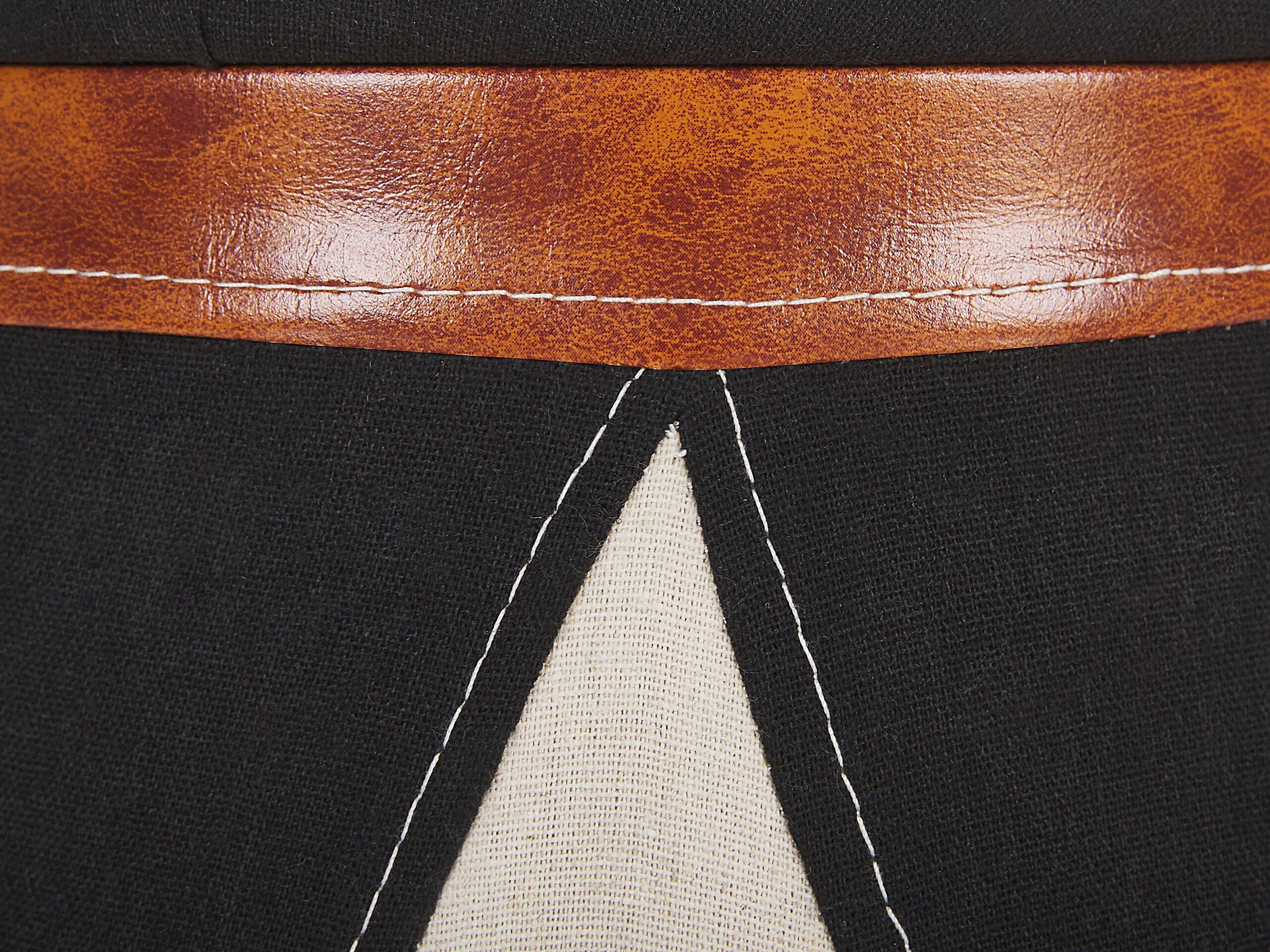 Beliani Pouf de rangement pour enfants en Lin synthétique Moderne APACHE  