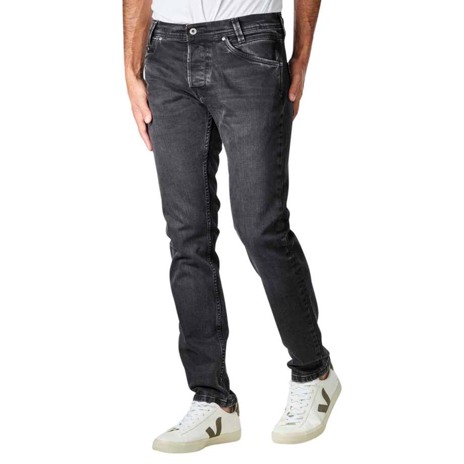 Pepe Jeans London Spike Tapered Fit Wiser Wash Jeans  