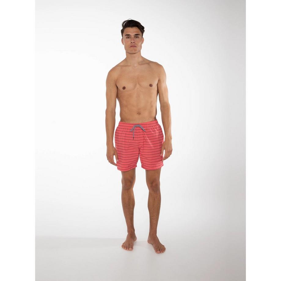 PROTEST Sharif Gestreifte Strandshorts  