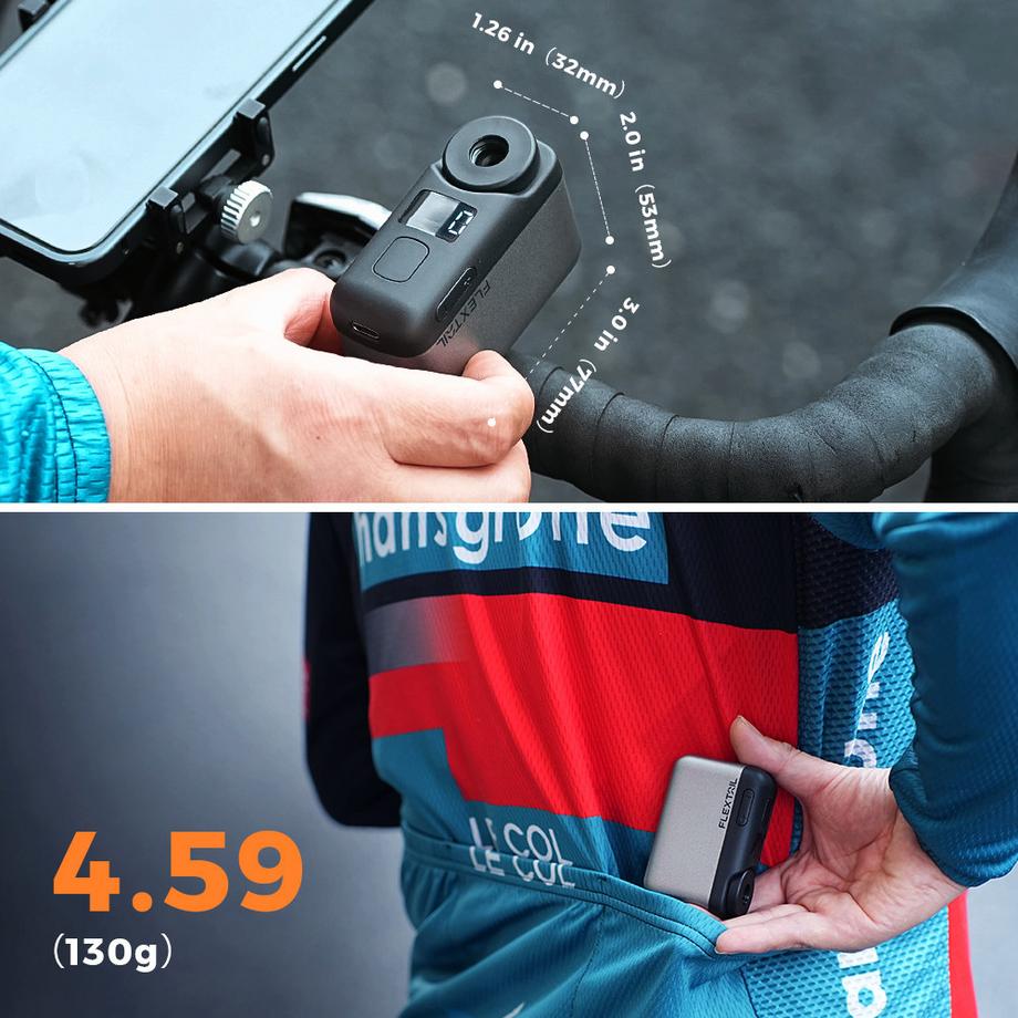 Flextail  BIKE PUMP PRO Mini-Reifenpumpe 