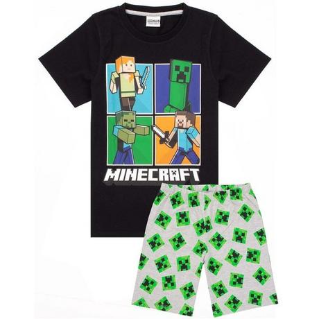 MINECRAFT  Ensemble de pyjama court 