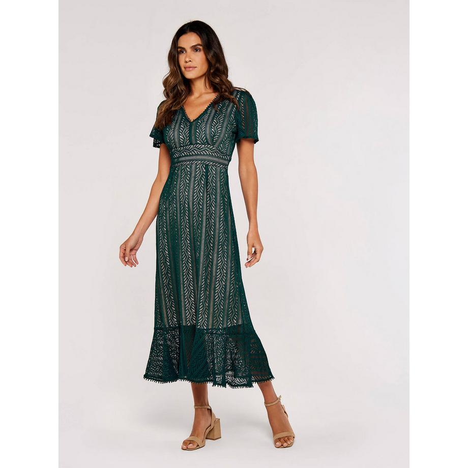 APRICOT Robe Midi en Dentelle  