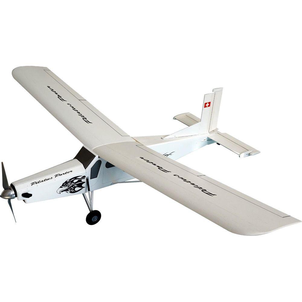 Image of flugzeug pilatus porter pc-6 1000 mm bausatz Weiss