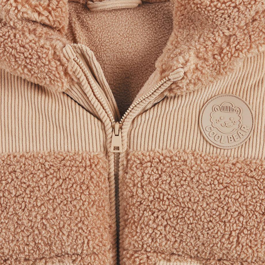 La Redoute Collections  Warme Sherpa-Daunenjacke mit Kapuze 