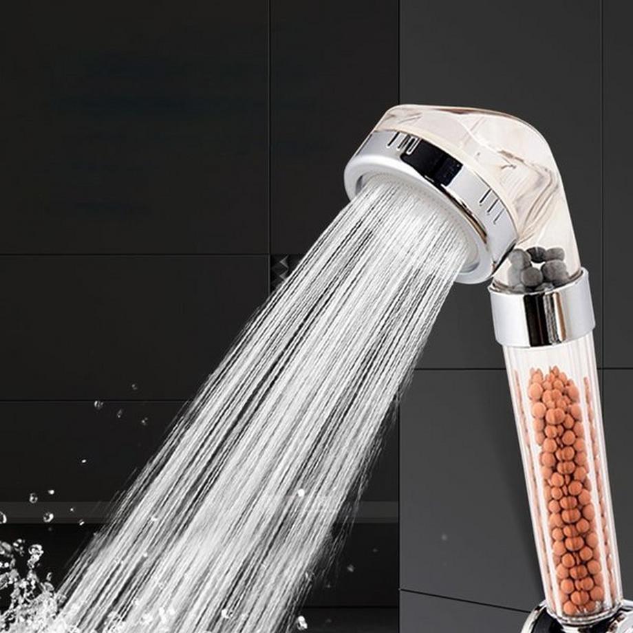 eStore Pommeau de douche avec perles minérales  