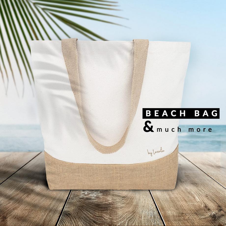 Only-bags.store  Sac en jute Shopper Sac à provisions Sac de bain 