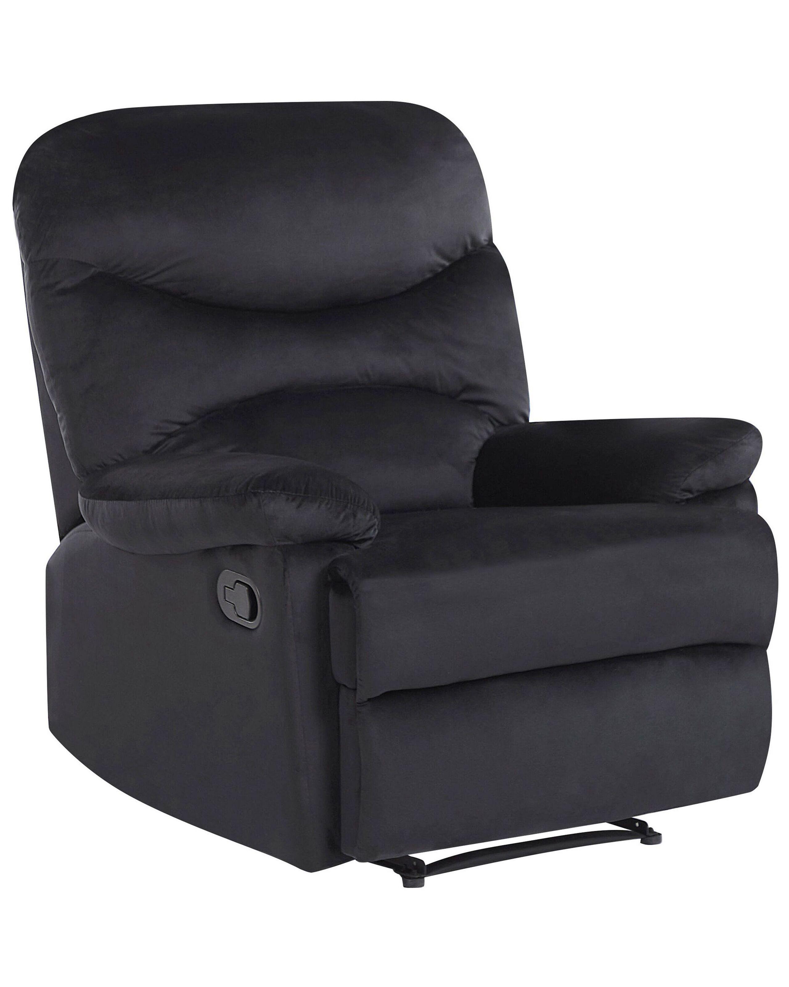 Beliani Fauteuil en Velours Industriel ESLOV  