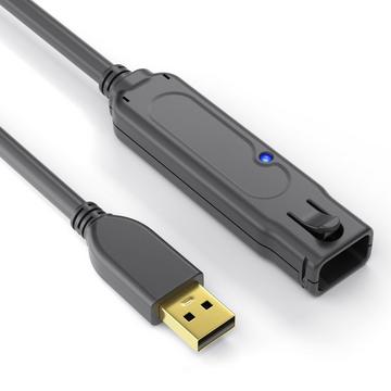 DS2100-300 câble USB 30 m USB 2.0 USB A Noir