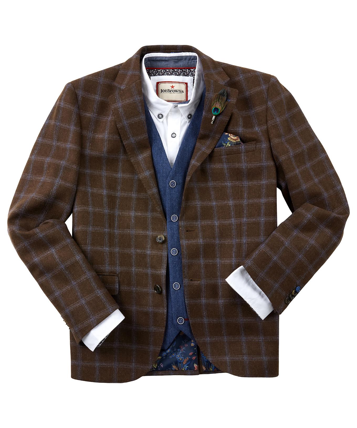 Joe Browns  Karo-Wollblazer 