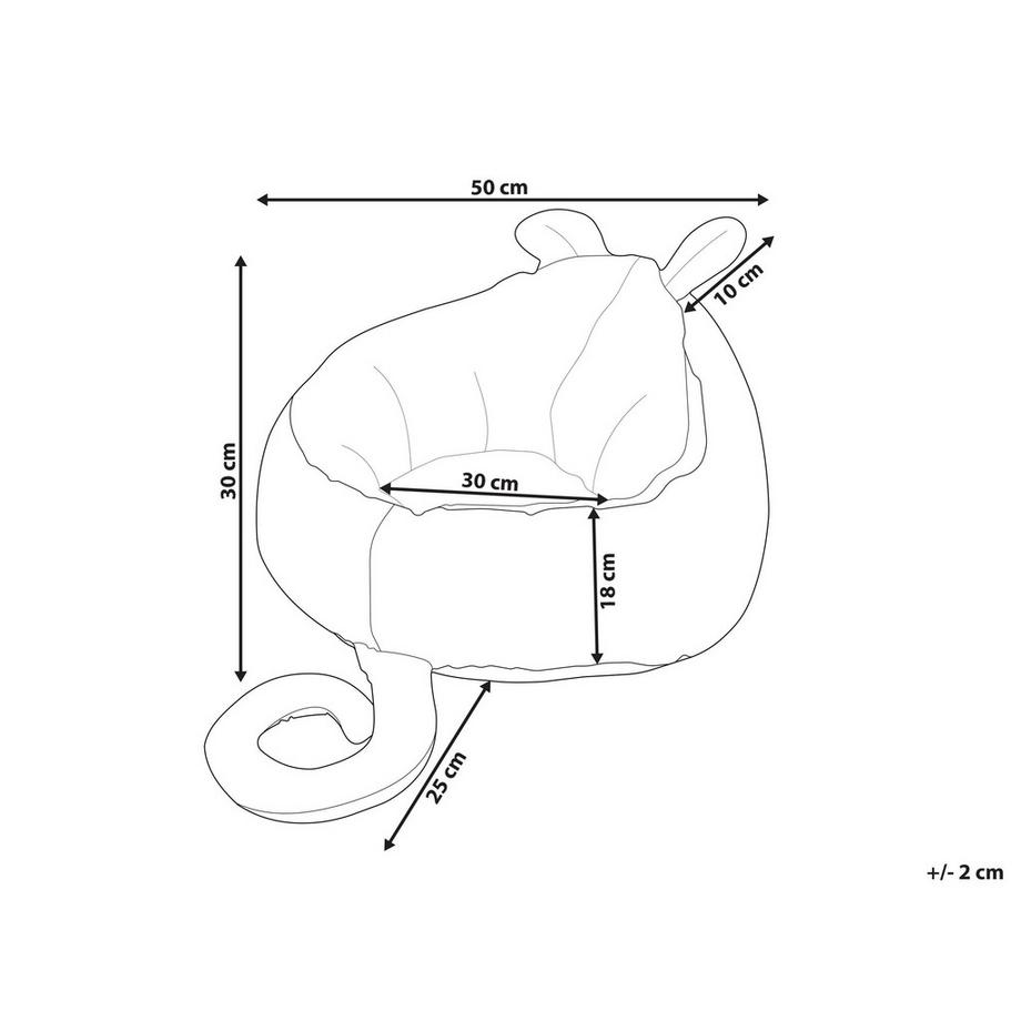Beliani  Accessori en Velluto Classico HASSA 