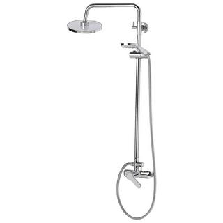 Beliani Ensemble de douche avec mitigeur et douche de pluie en Laiton Moderne TINKISSO  
