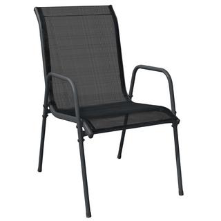 VidaXL Chaise de jardin acier  