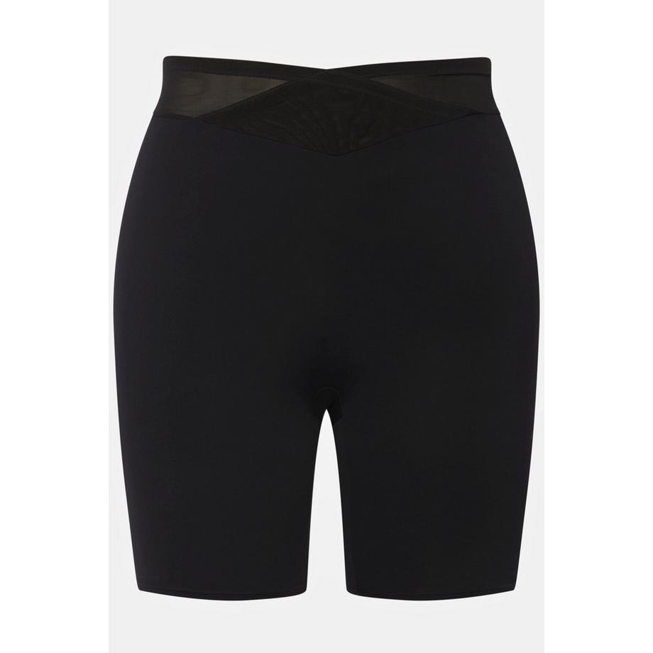 Ulla Popken Shorty Sculptant Large Ceinture Mesh Effet Cache-cœur Taille Haute  