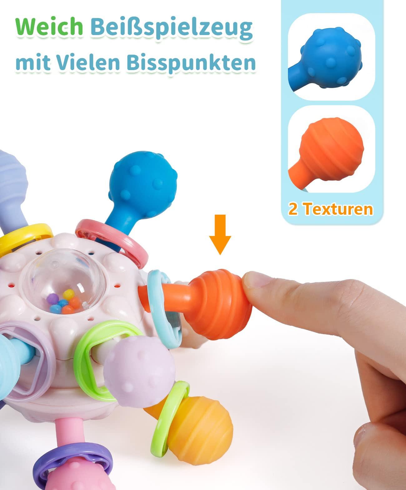 Activity-board  Baby-Beißspielzeug, Greifspielzeug zur Stimulation des Zahnens 