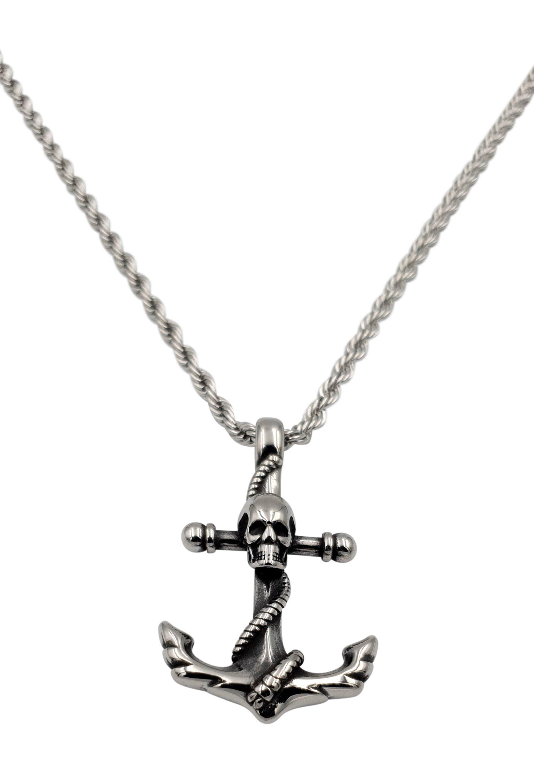 HEBE JEWELS  Totenkopf Anker Kette 