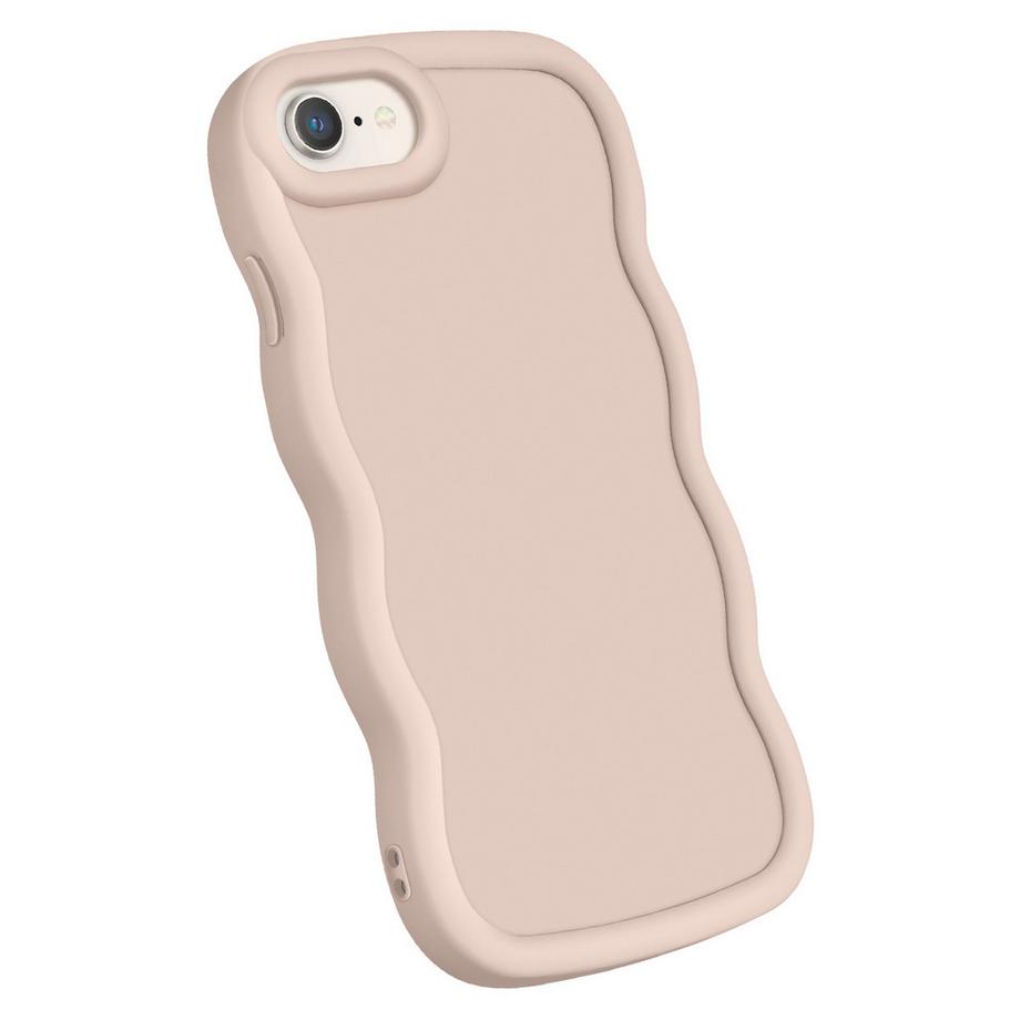 Avizar  Silikonhülle iPhone 7 und 8 Beige 