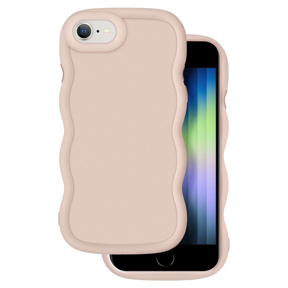 Avizar  Silikonhülle iPhone 7 und 8 Beige 