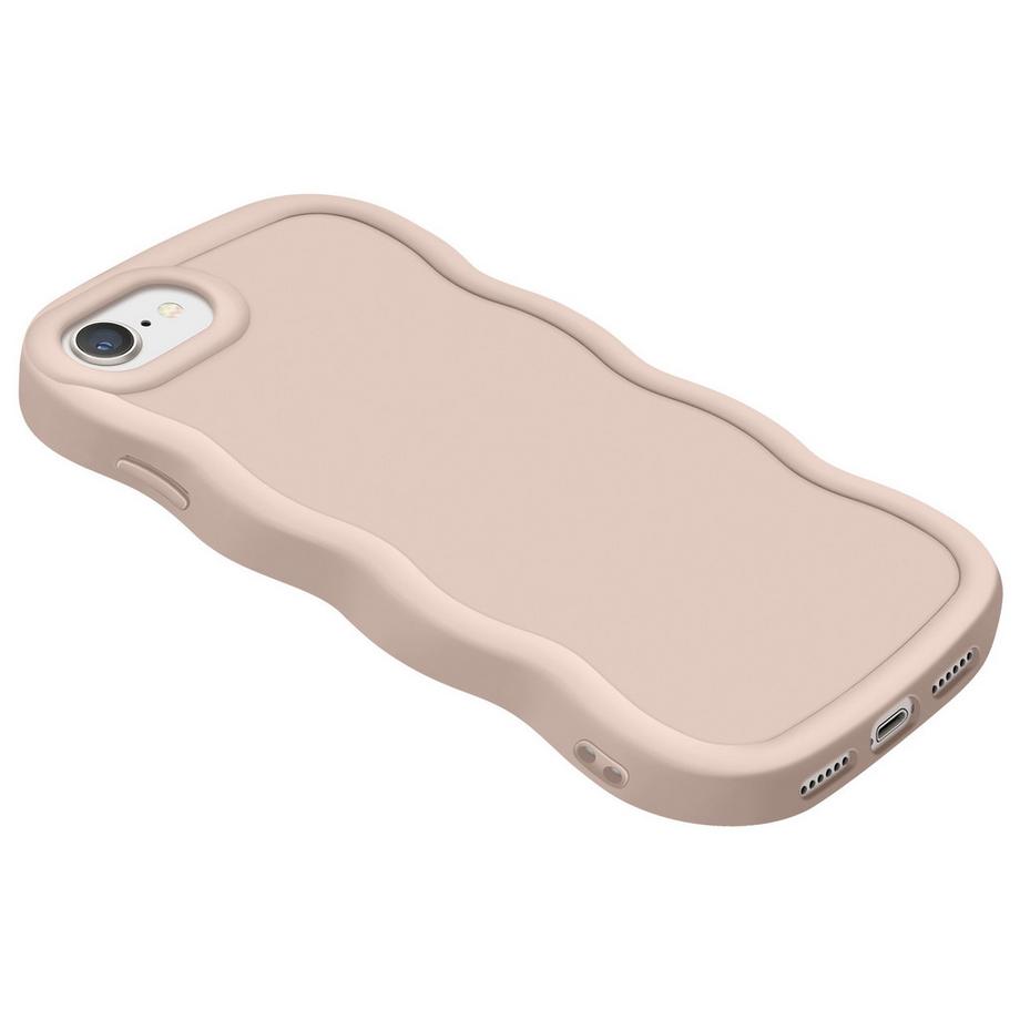 Avizar  Silikonhülle iPhone 7 und 8 Beige 