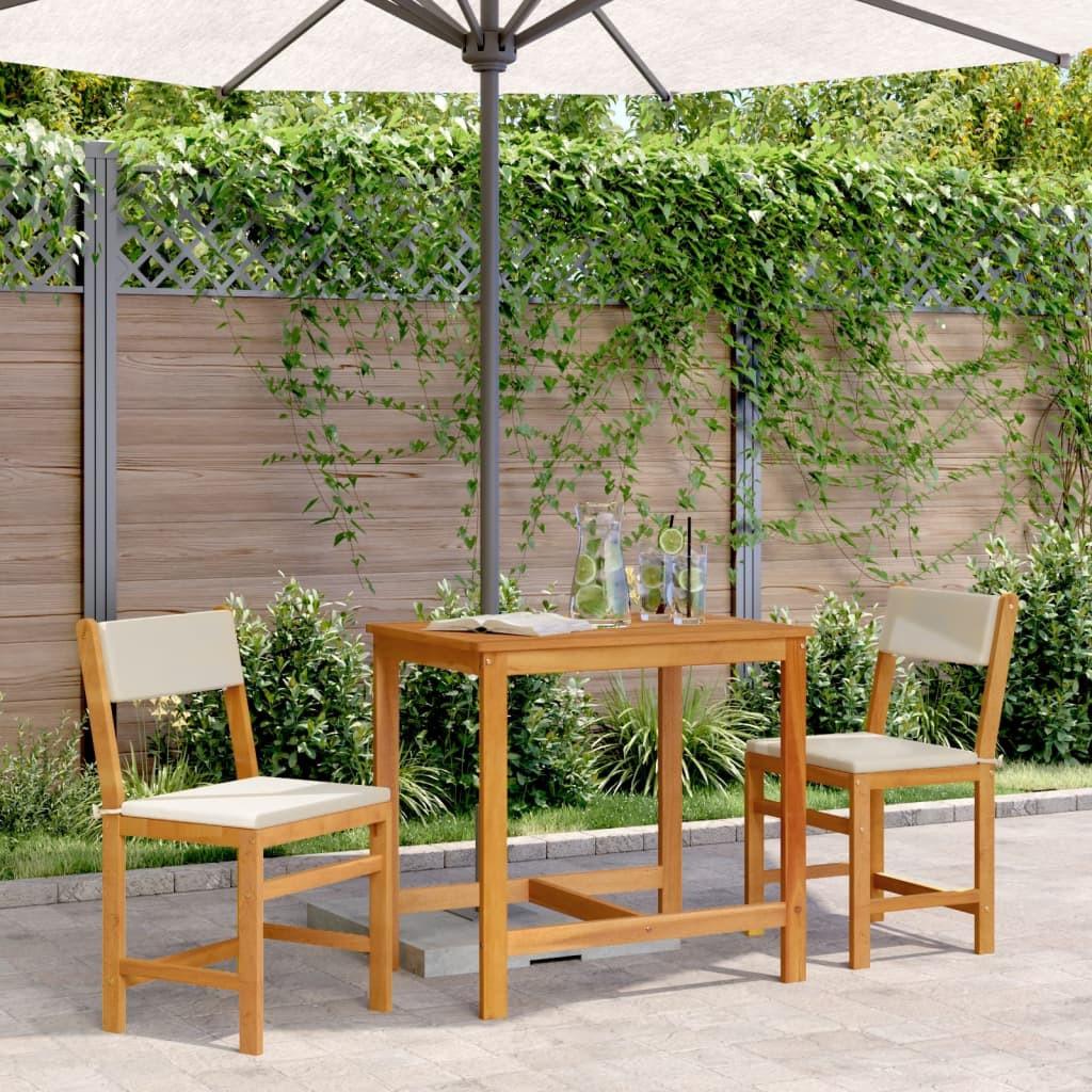 VidaXL Ensemble de balcon bois d'acacia  