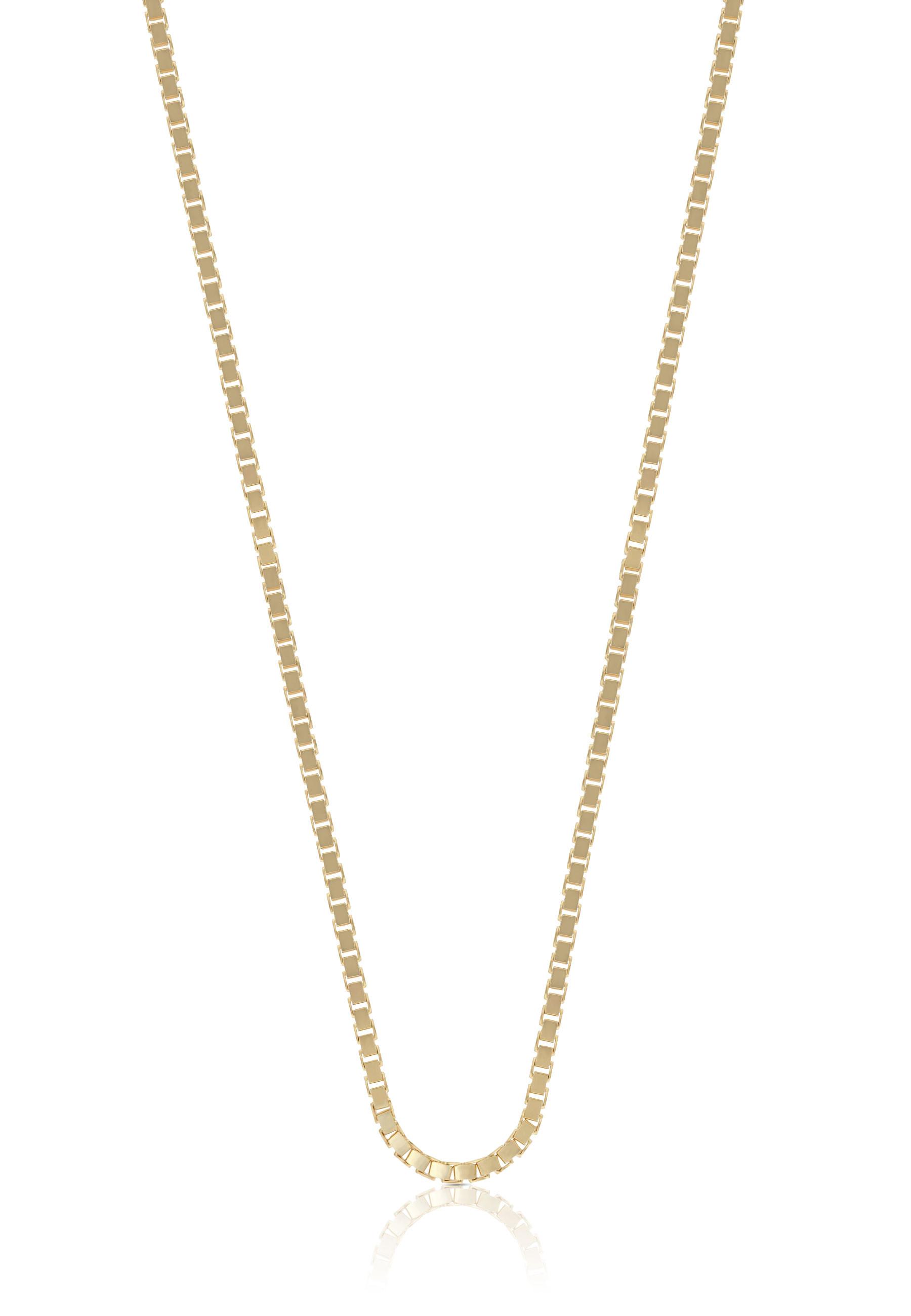 MUAU Schmuck  Collier Venezianer Gelbgold 750, 1.8mm, 50cm 