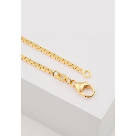 MUAU Schmuck  Collier Venezianer Gelbgold 750, 1.8mm, 50cm 