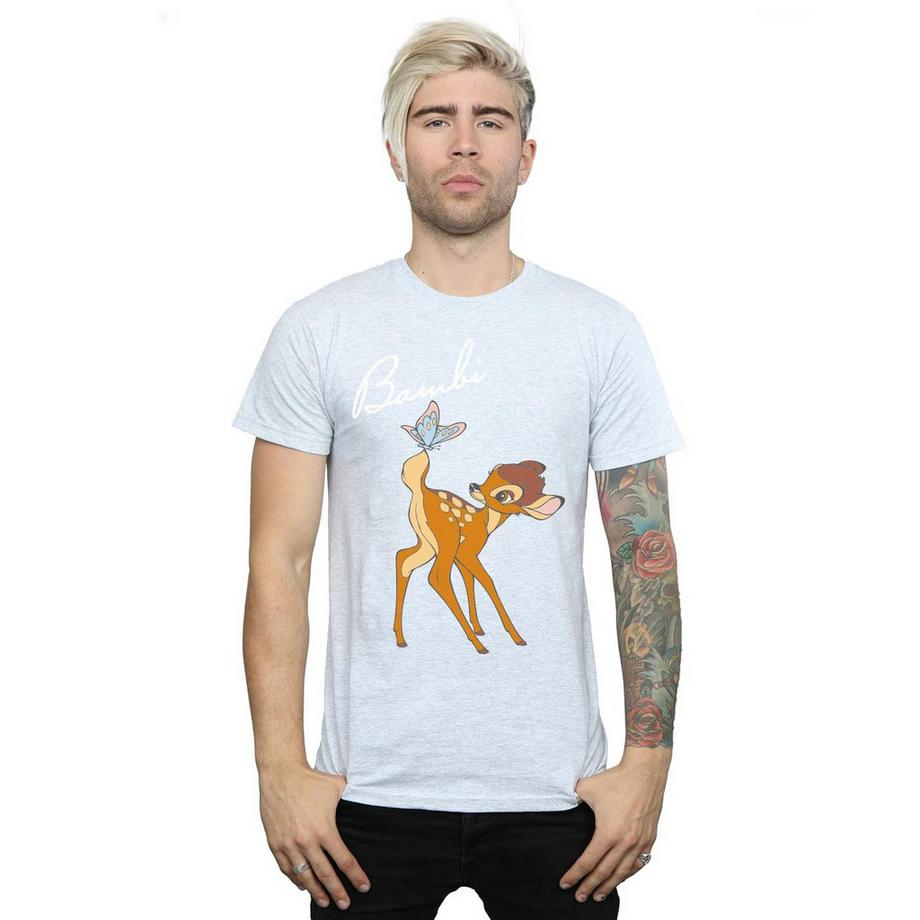 Disney Bambi Schmetterling Grafikdruck T-Shirt  