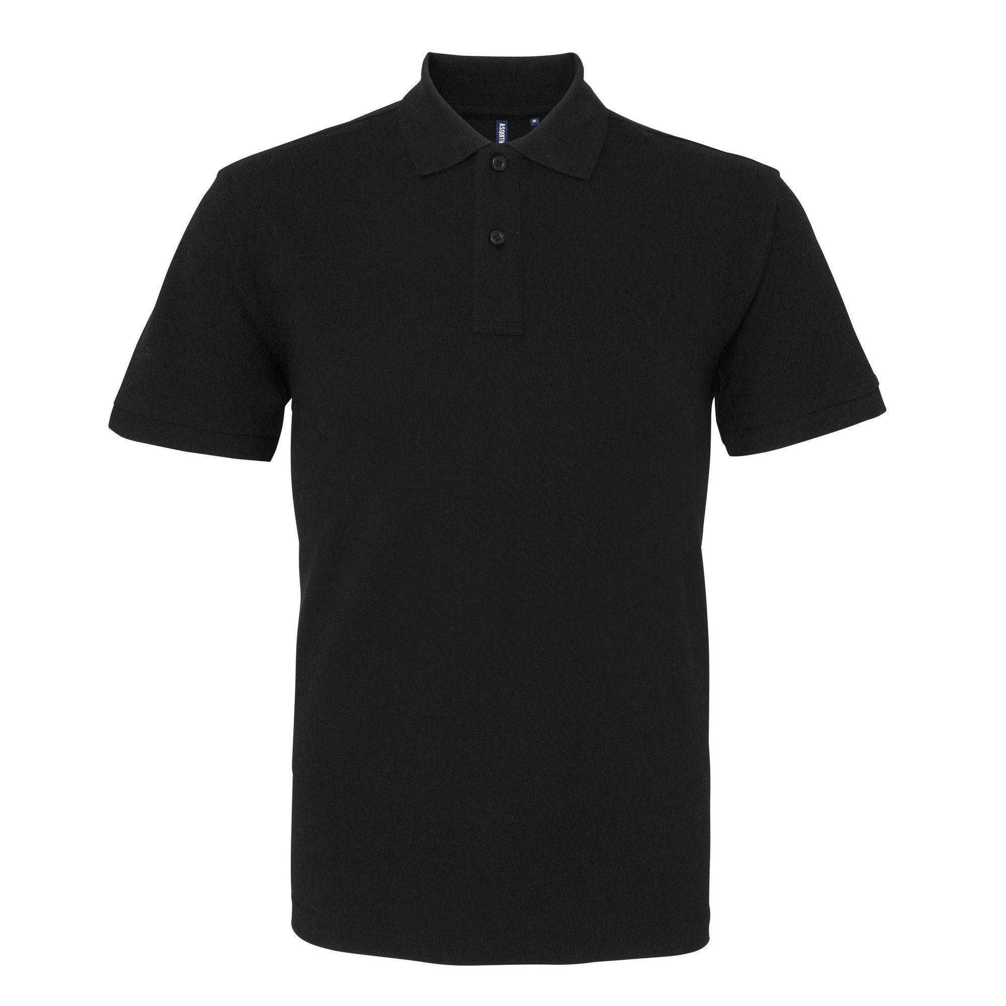 Image of Poloshirt, Aus Biologischem Anbau Herren Schwarz S