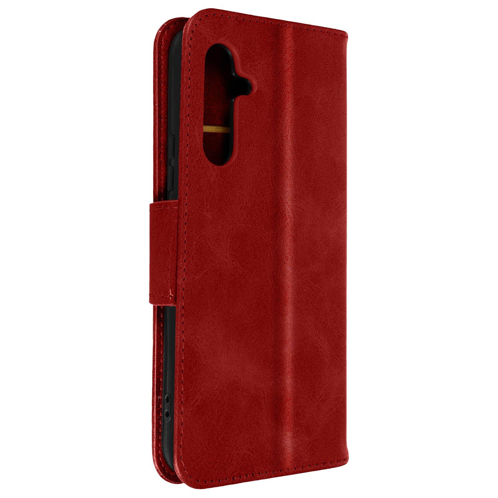 Avizar  Custodia folio Samsung A54 5G rossa 