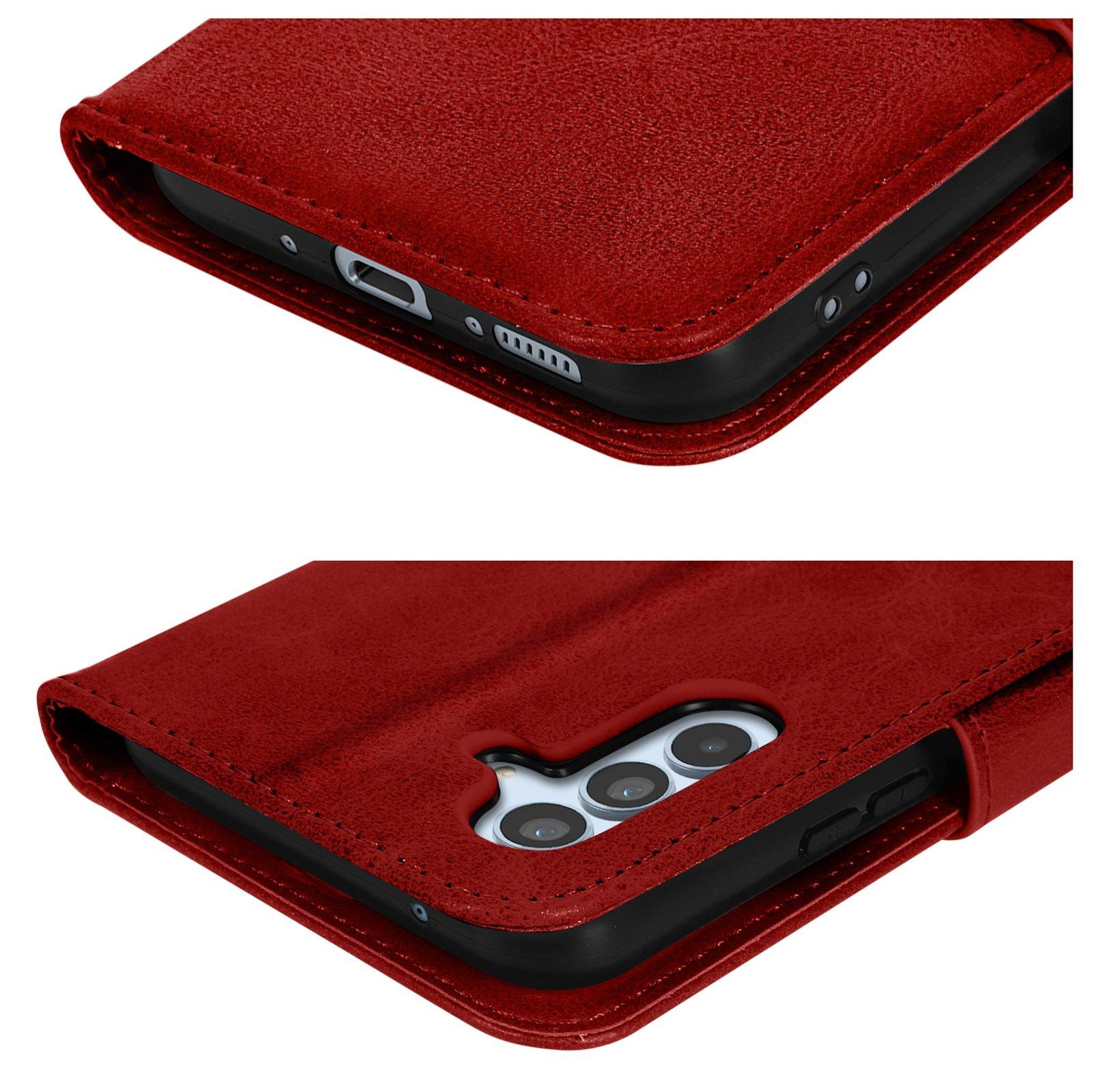 Avizar  Custodia folio Samsung A54 5G rossa 