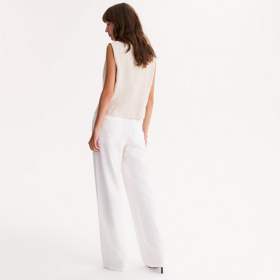 La Redoute Collections Pantaloni Larghi Misto Lino  