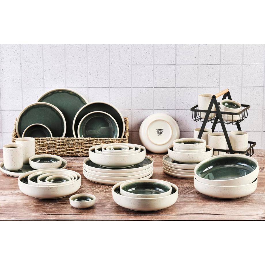 BJÖRN Set stoviglie OXYGEN - 42 pezzi - verde  