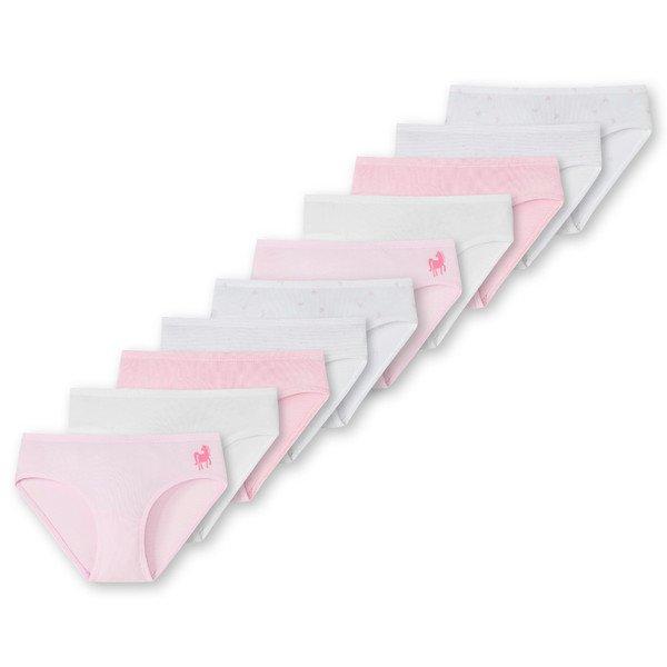 Image of 10er Pack 955 Kids Girls Organic Cotton - Slips Mädchen Rosa 116