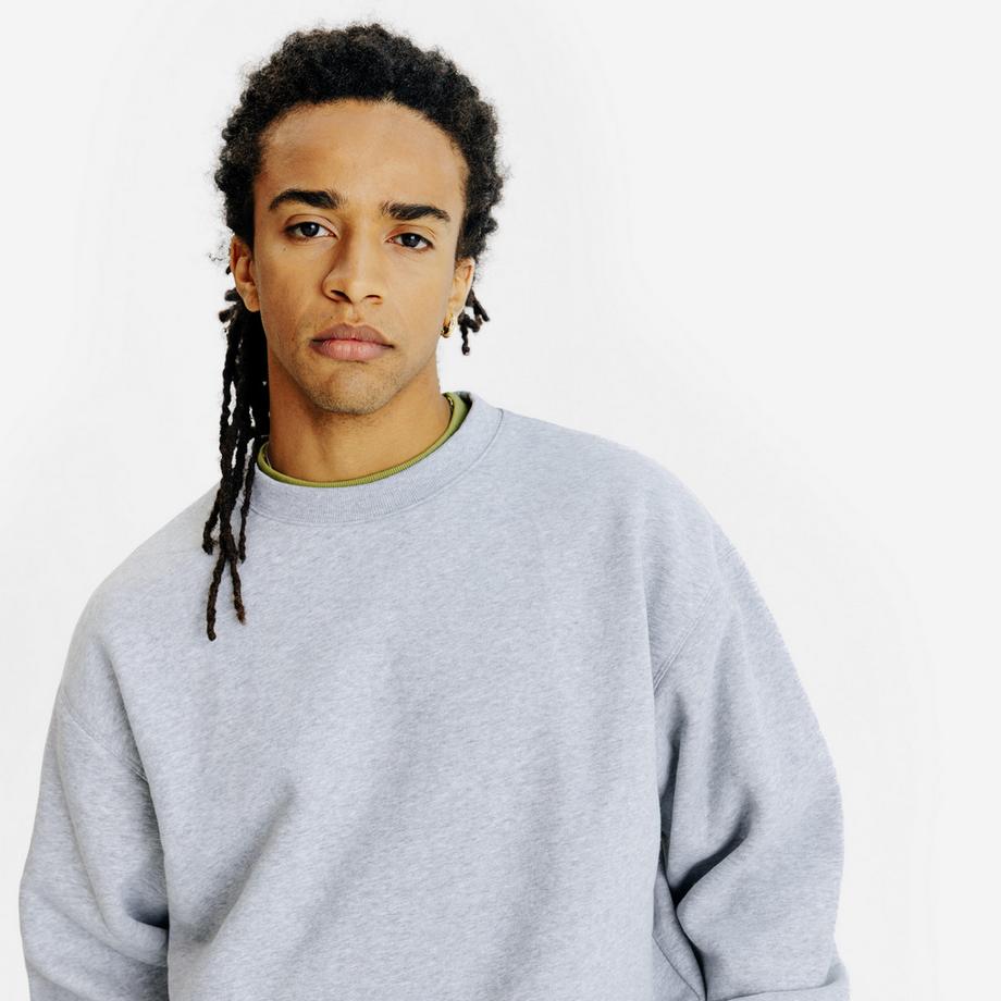 DECATHLON Oversized Rundhals Baumwoll-Sweatshirt  