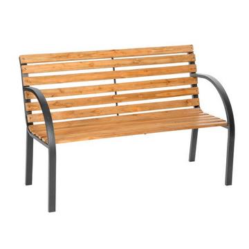 Gartenbank Micha 2-Sitzer aus Holz 119,5x 62x83cm
