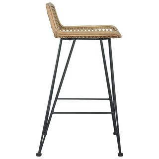 VidaXL Chaise de bar rotin  