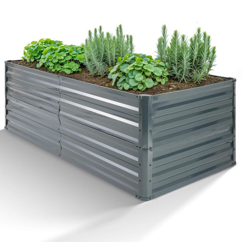 Letto da giardino rialzato in metallo Letto per piante in acciaio inox